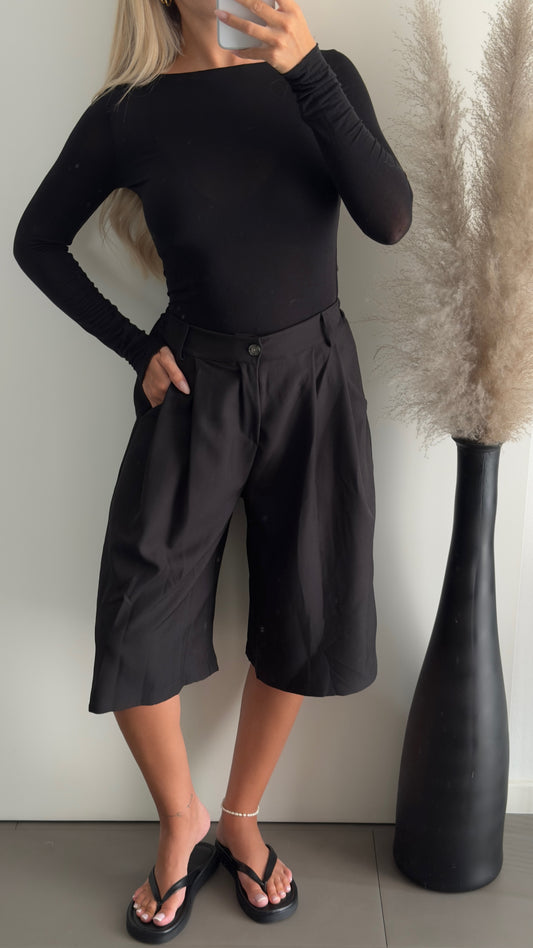 Bermudashorts in schwarz