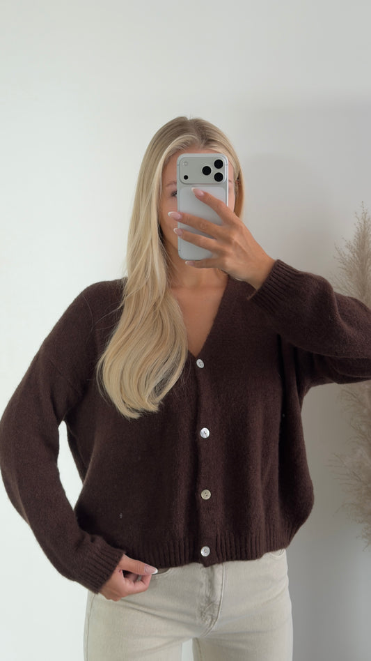 Brauner Cardigan